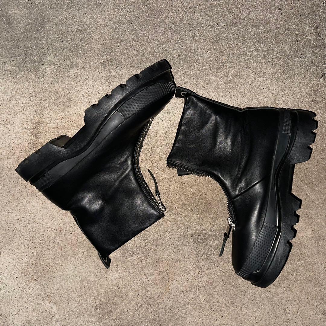 DIESEL 厚底　フロントジップブーツ