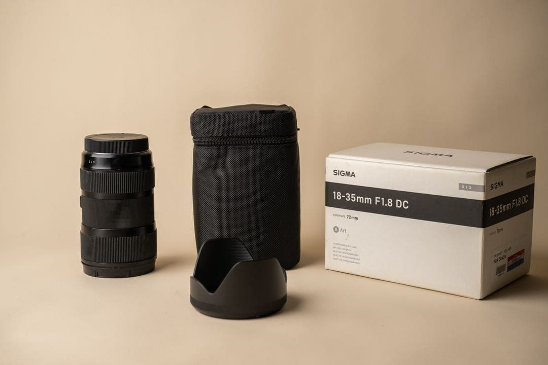 sigma18-35mm f1.8 canon EFマウント