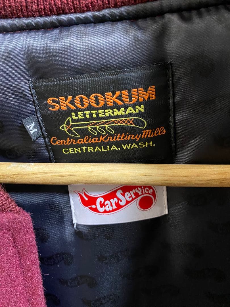 SKOOKUM CAR SERVICE スタジャン Mサイズ