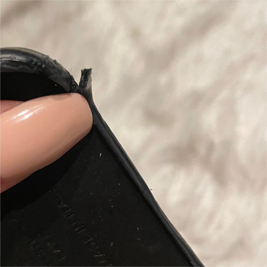 Dior iPhoneケース 12/12pro ラムスキン ブラック