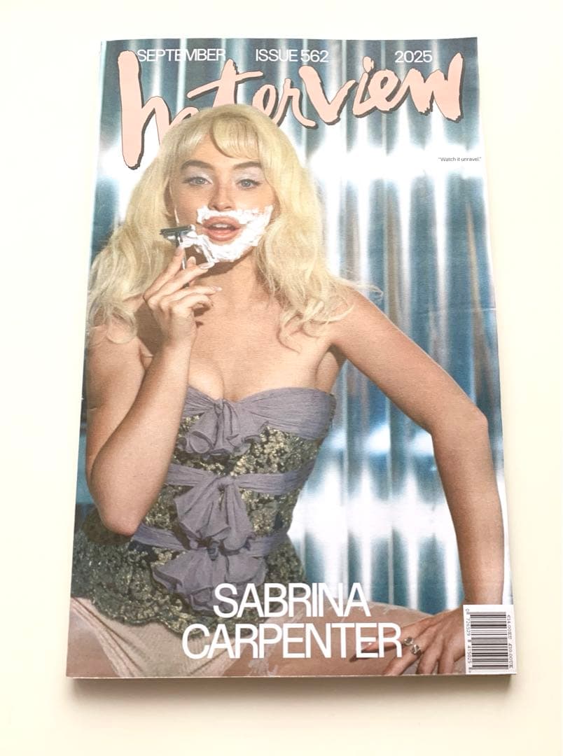 Interview US September 2025 サブリナカーペンター