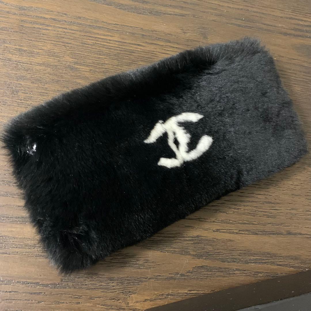 新品未使用　ヴィンテージシャネル　ラパンファー　アームウォーマー　リストバンド