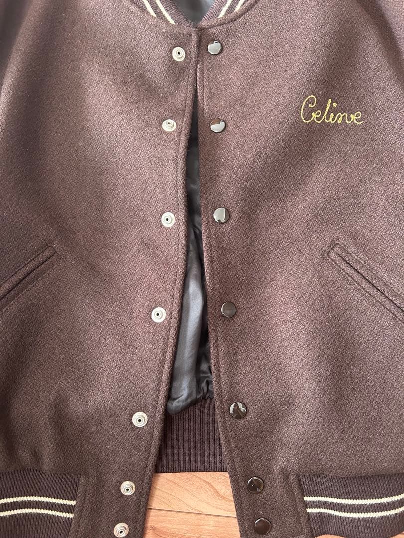 CELINEブラウン スタジャン