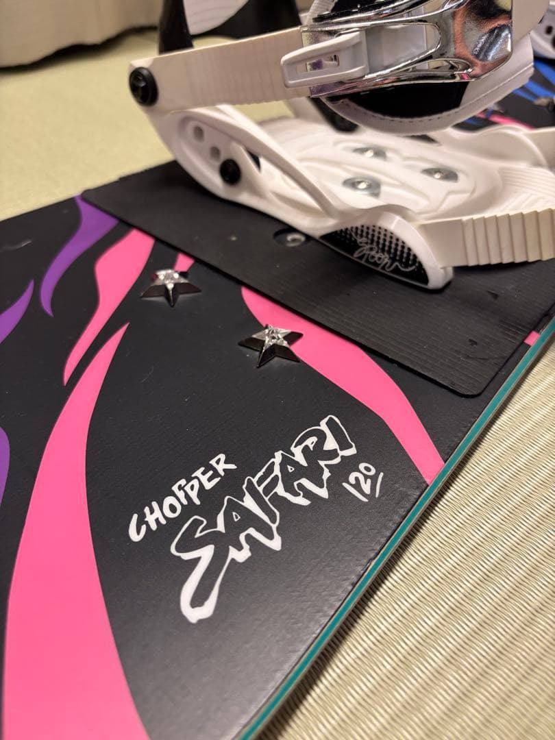 BURTON スノーボードセット　板120センチ