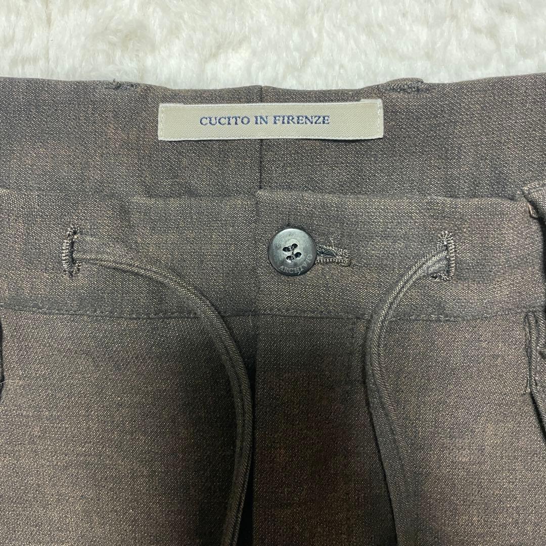 ジャブスアルキヴィオ　スラックス　ブラウン44