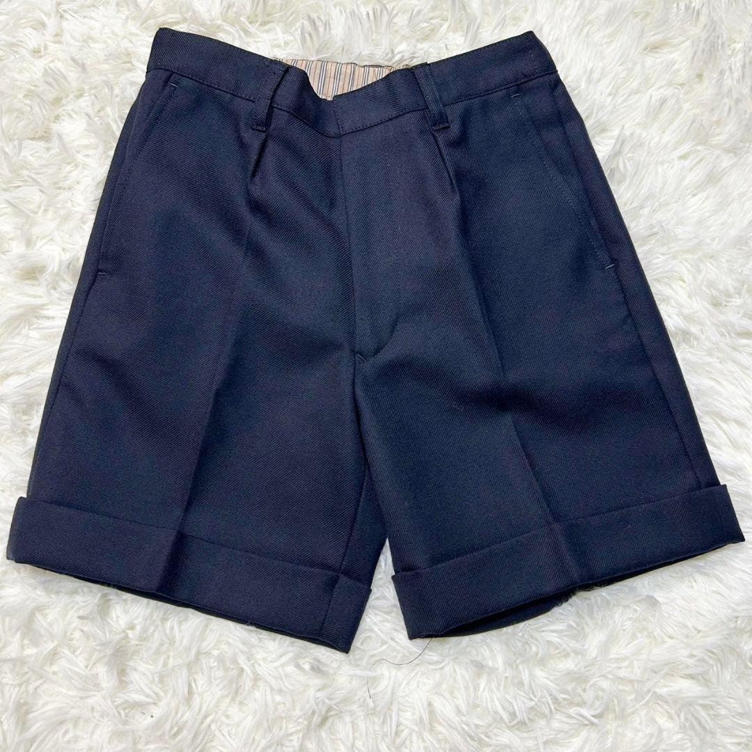 【美品】バーバリーロンドン フォーマル スーツ 紺ブレ キッズ 男の子 120