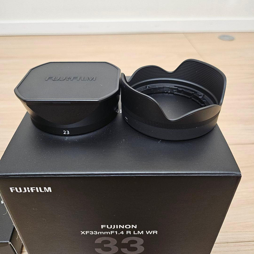け*ん様 ほぼ未使用☆XF 33mm F1.4 R LM WR 純正角型フード付