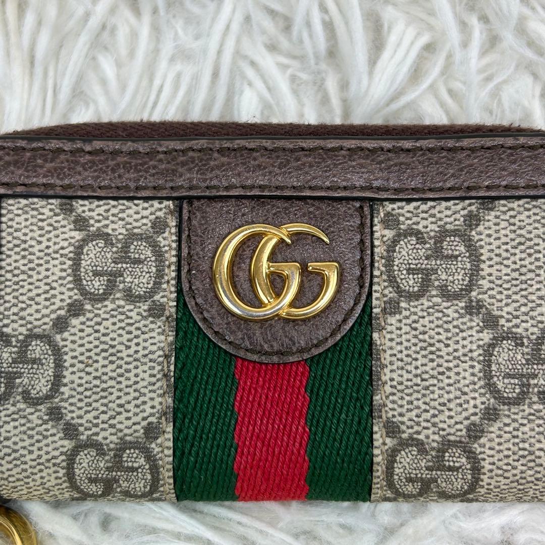 ✨美品 グッチ オフィディア GGキーケース Gキーフック 523157