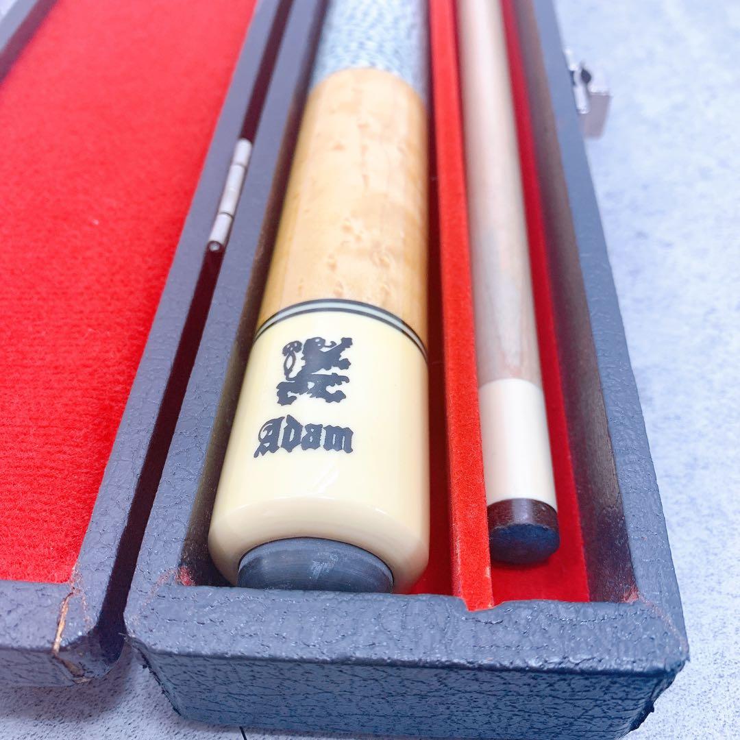 Adam アダム　ビリヤードキュー ケース付き
