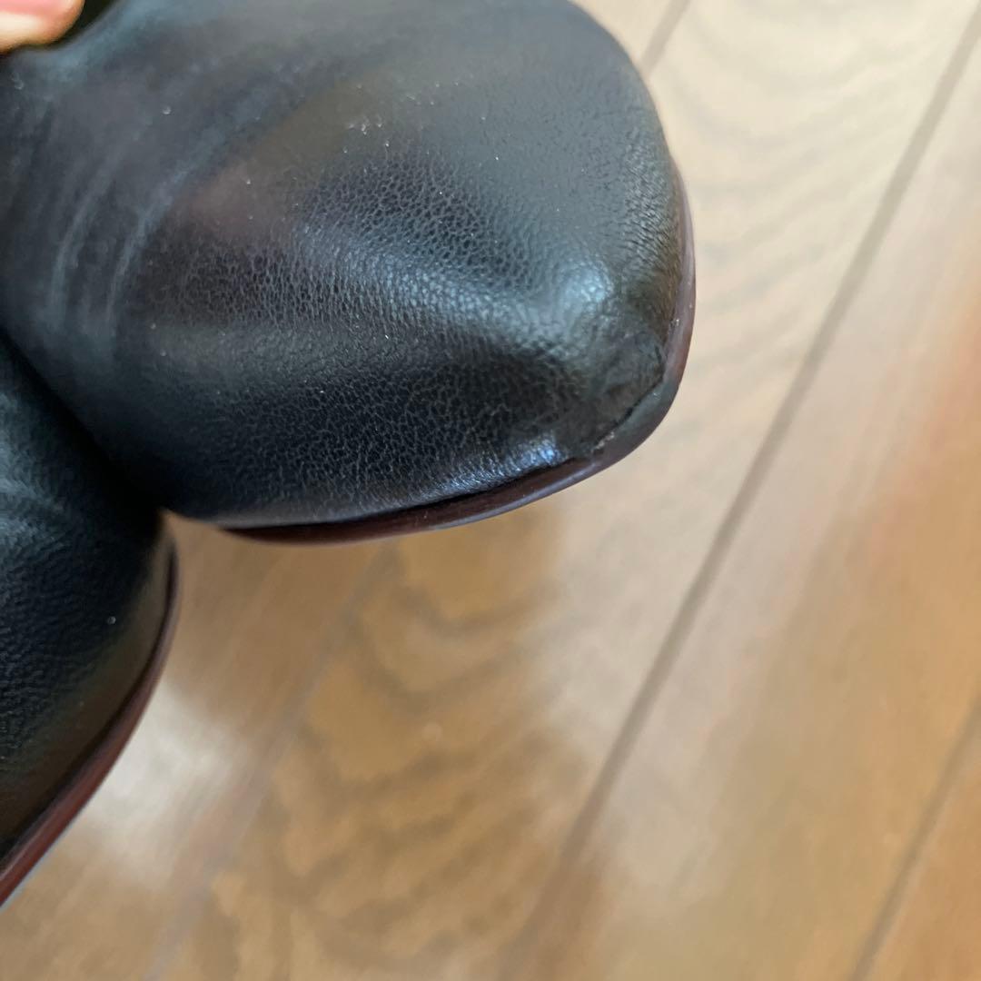 【美品】MANAふかふかバブーシュ BL 37size 23.5㌢