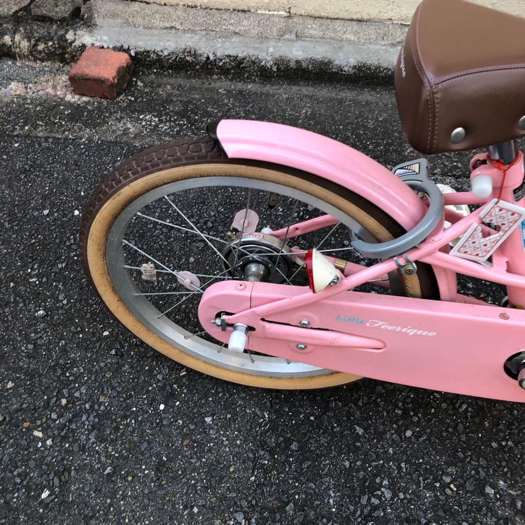 あさひ リトルフェリーク 18インチ スタンド　補助輪付 BAA