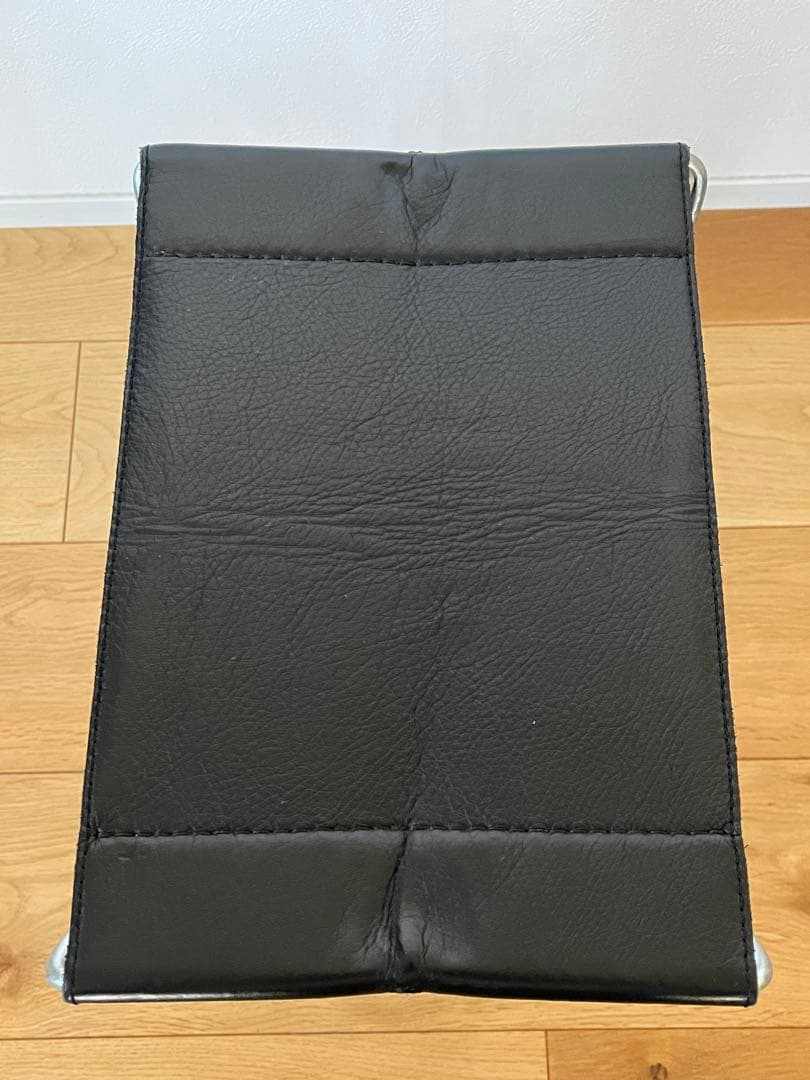 wanderout stool ヌメ、ブラック　２脚セット