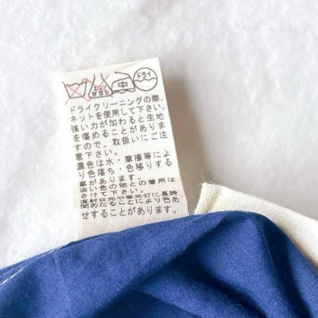 美品*ババグーリ ヨーガンレール コットン 長袖チュニックシャツ ネイビーM