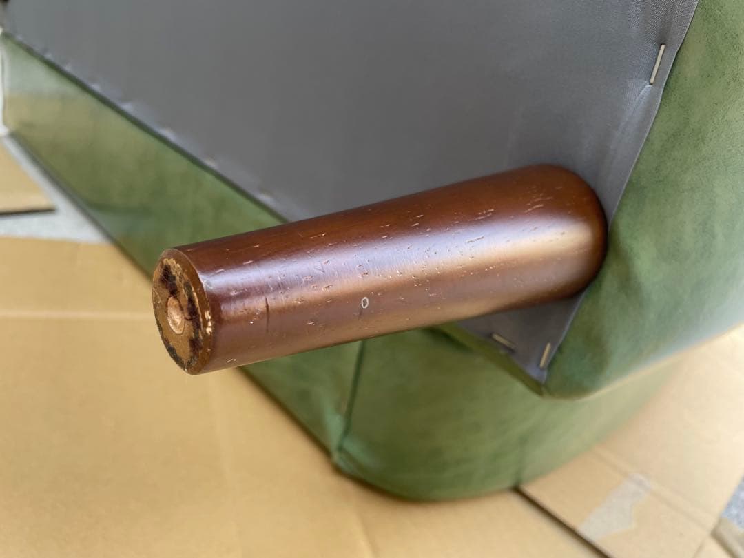 ♫【引き取り限定】b-company レザーソファ2.5人掛け♫