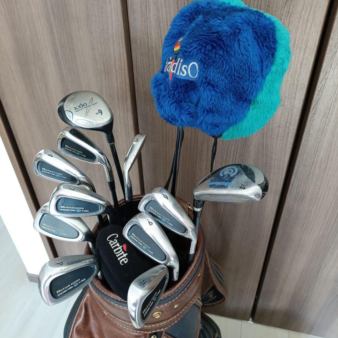 ゴルフクラブセットバッグ付け 13本 右利用