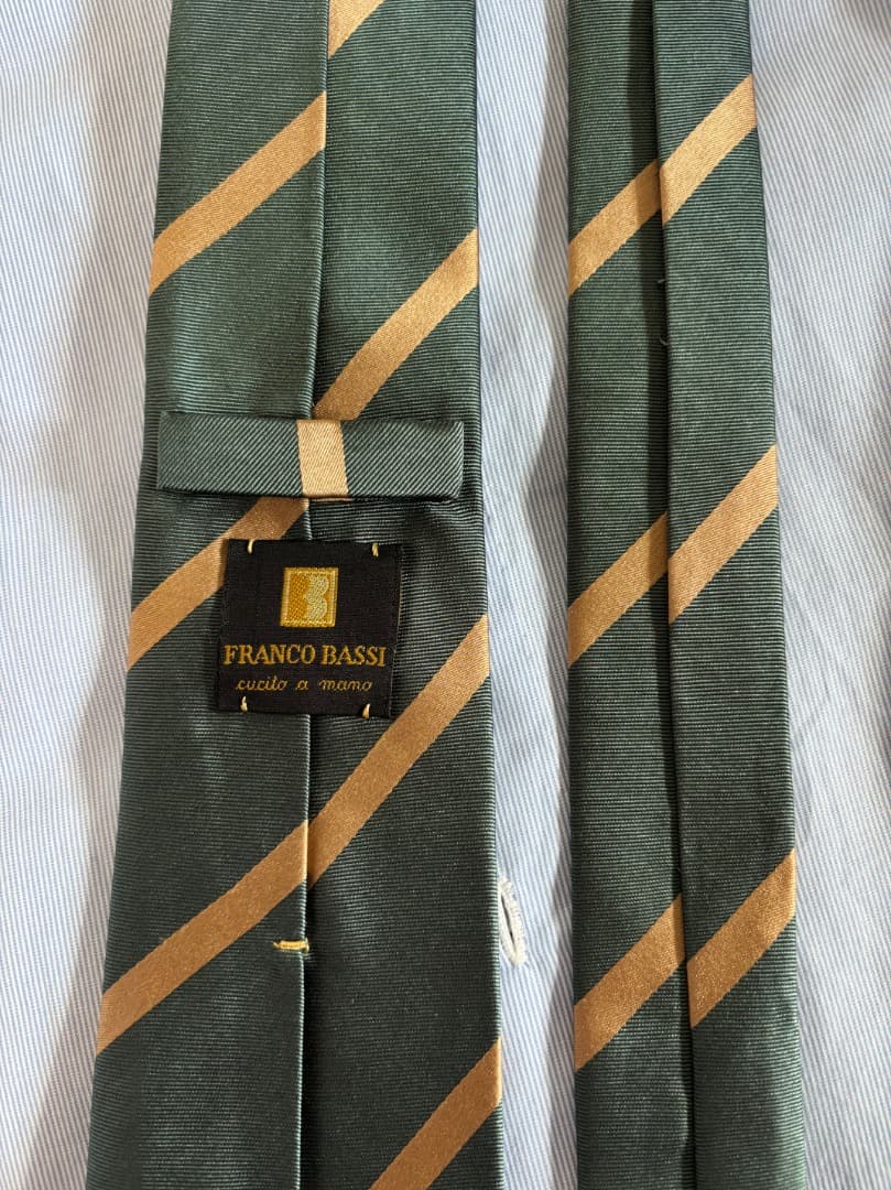 ★今季物 25aw FRANCO BASSI ストライプタイ 中村ＤＬ推し