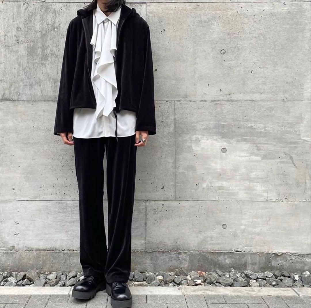 LAD MUSICIAN ベロアパンツ 44 ブラック