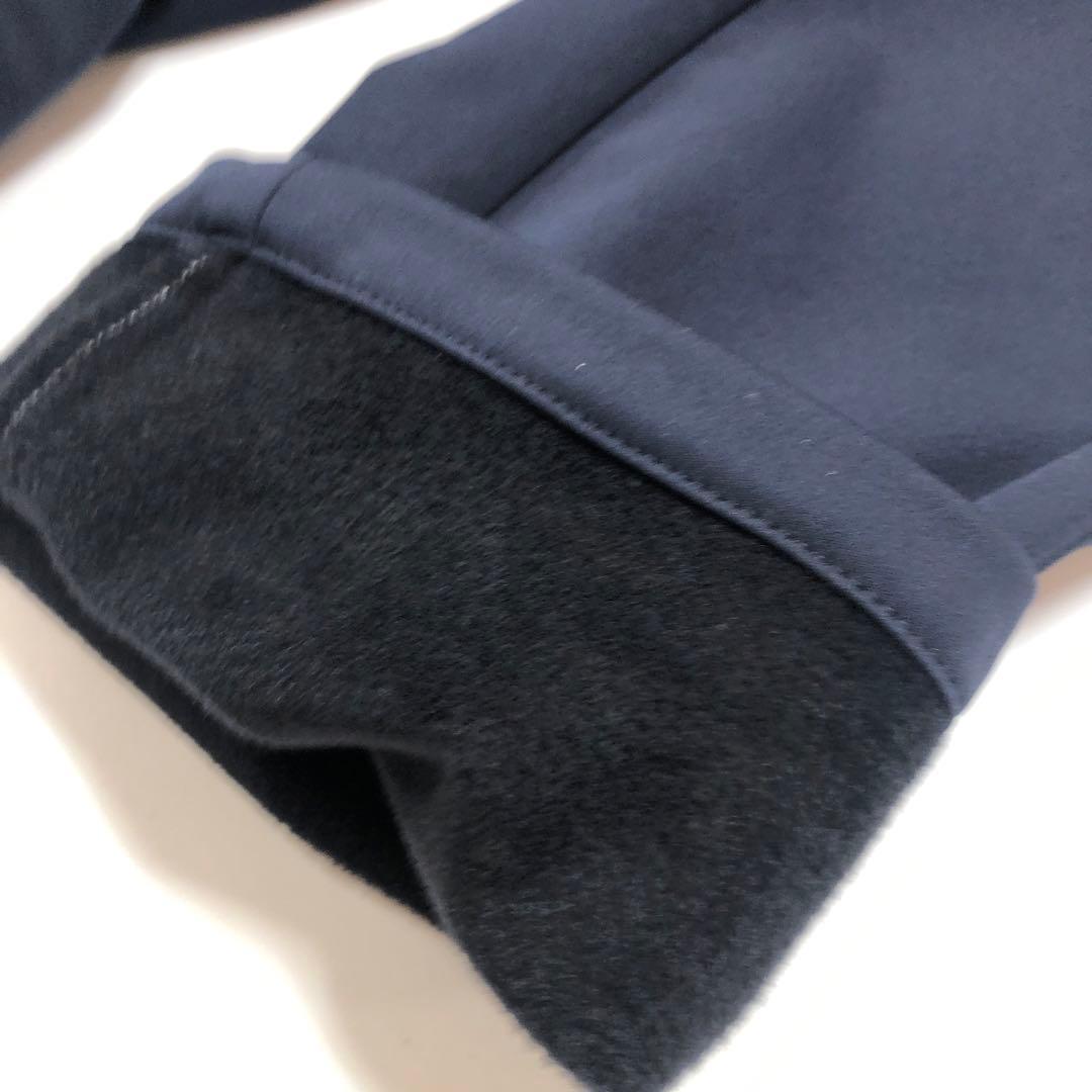 マンシングウエアゴルフ レディースパンツ 紺裏起毛M