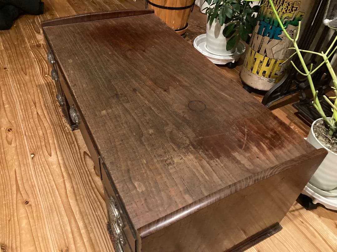 昭和レトロ　木製文机　ローテーブル　17