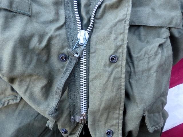 米軍実物 1971　M65 フィールドジャケット S-R　アルミ　2nd　281