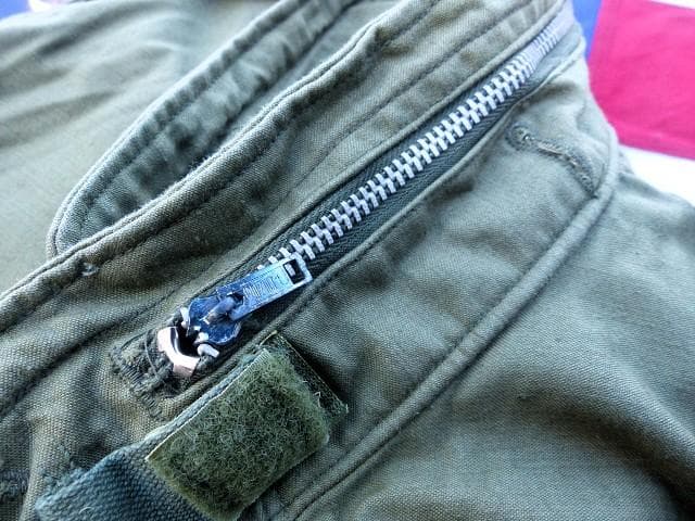 米軍実物 1971　M65 フィールドジャケット S-R　アルミ　2nd　281