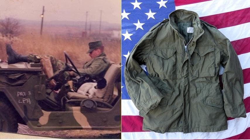米軍実物 1971　M65 フィールドジャケット S-R　アルミ　2nd　281