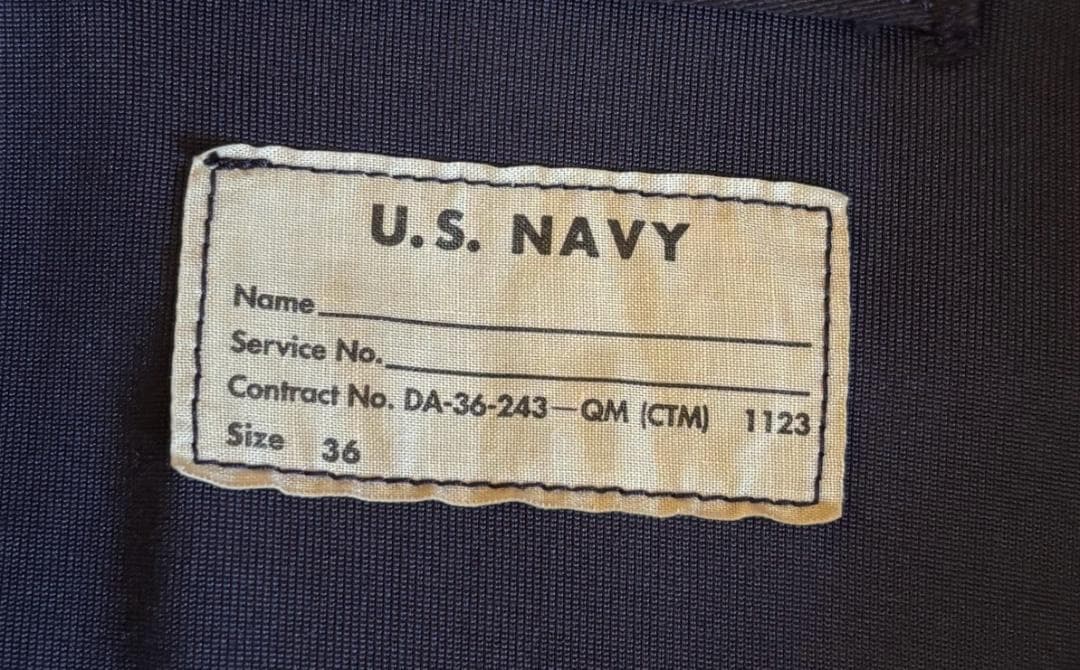 昇*色様 【REAL McCOY'S】US Navy Utility Jacke