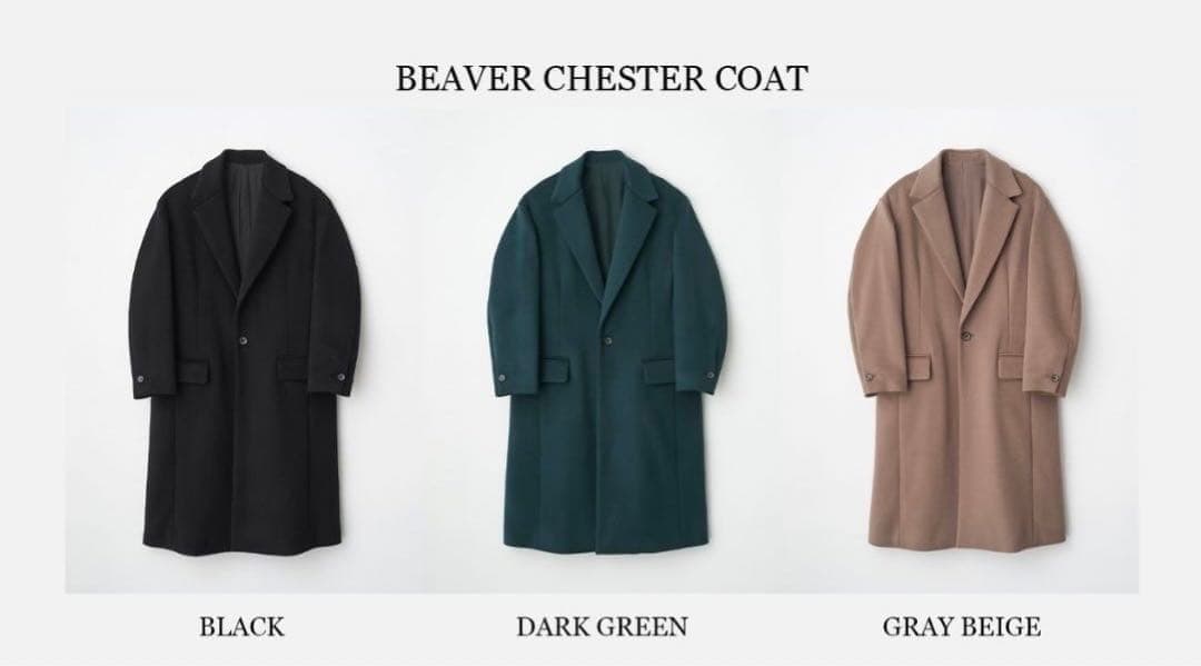 【佐藤健さん着用】ABYTS BEAVER CHESTER COAT