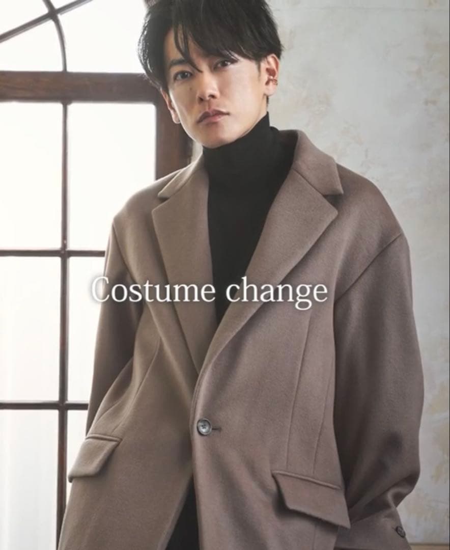 【佐藤健さん着用】ABYTS BEAVER CHESTER COAT