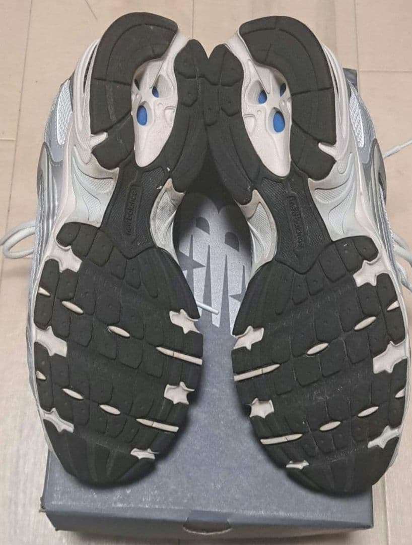 【正規品】美品 ニューバランス530KA 24.5 ホワイト×シルバー×ネイビー