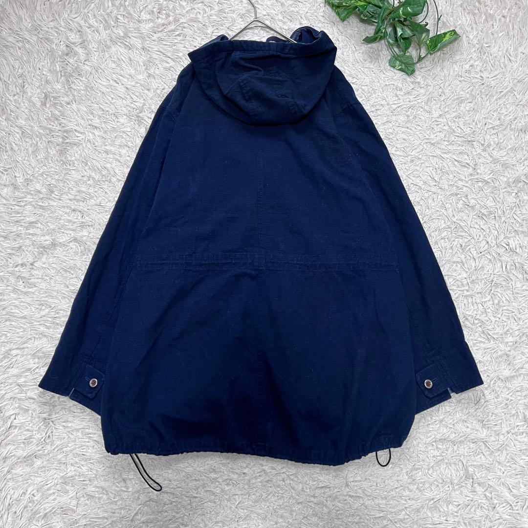 kasurira カスリラ 藍染め フード付き ジャケット ブルゾン ストライプ