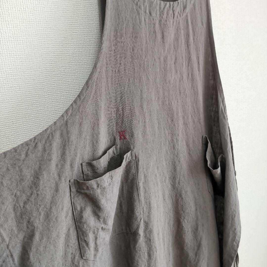 kapoc TABARD　エプロン　ドレスエプロン　ワンピース　割烹着