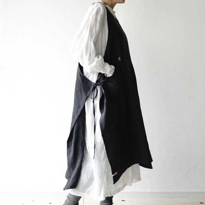 kapoc TABARD　エプロン　ドレスエプロン　ワンピース　割烹着