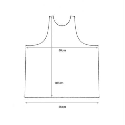 kapoc TABARD　エプロン　ドレスエプロン　ワンピース　割烹着