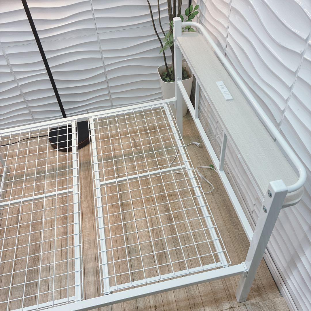 ◇大阪府全域 神戸市 配達料無料◇ニトリ◇バジーナ◇パイプベッド◇シングル◇