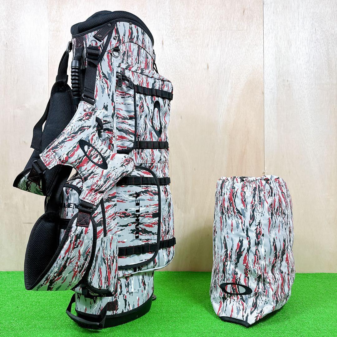 【極美品】 OAKLEY オークリー キャディバッグ スタンド式 軽量 カモフラ