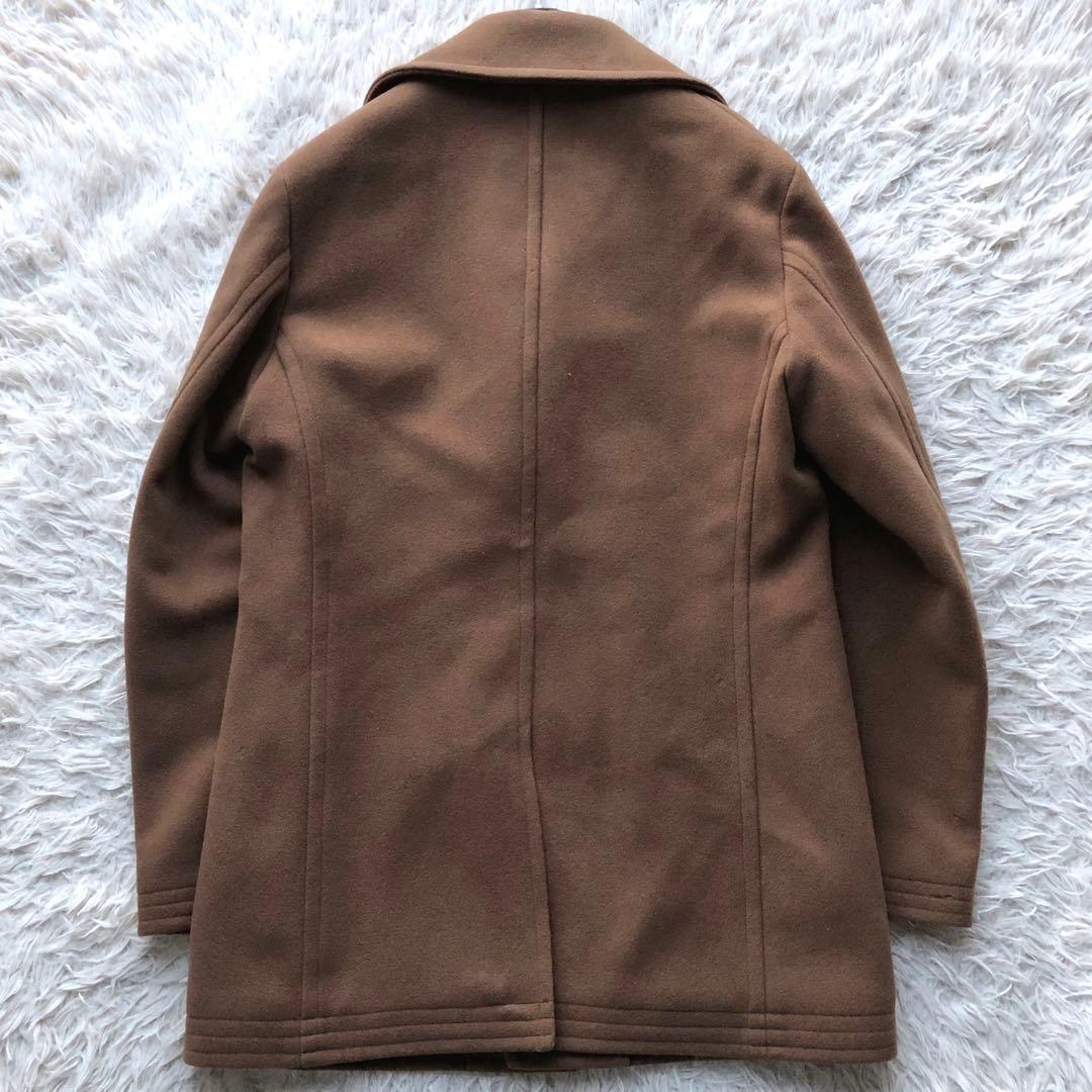 【高級ライン 超希少XL】ユナイテッドアローズ　メルトンウールコート　キャメル