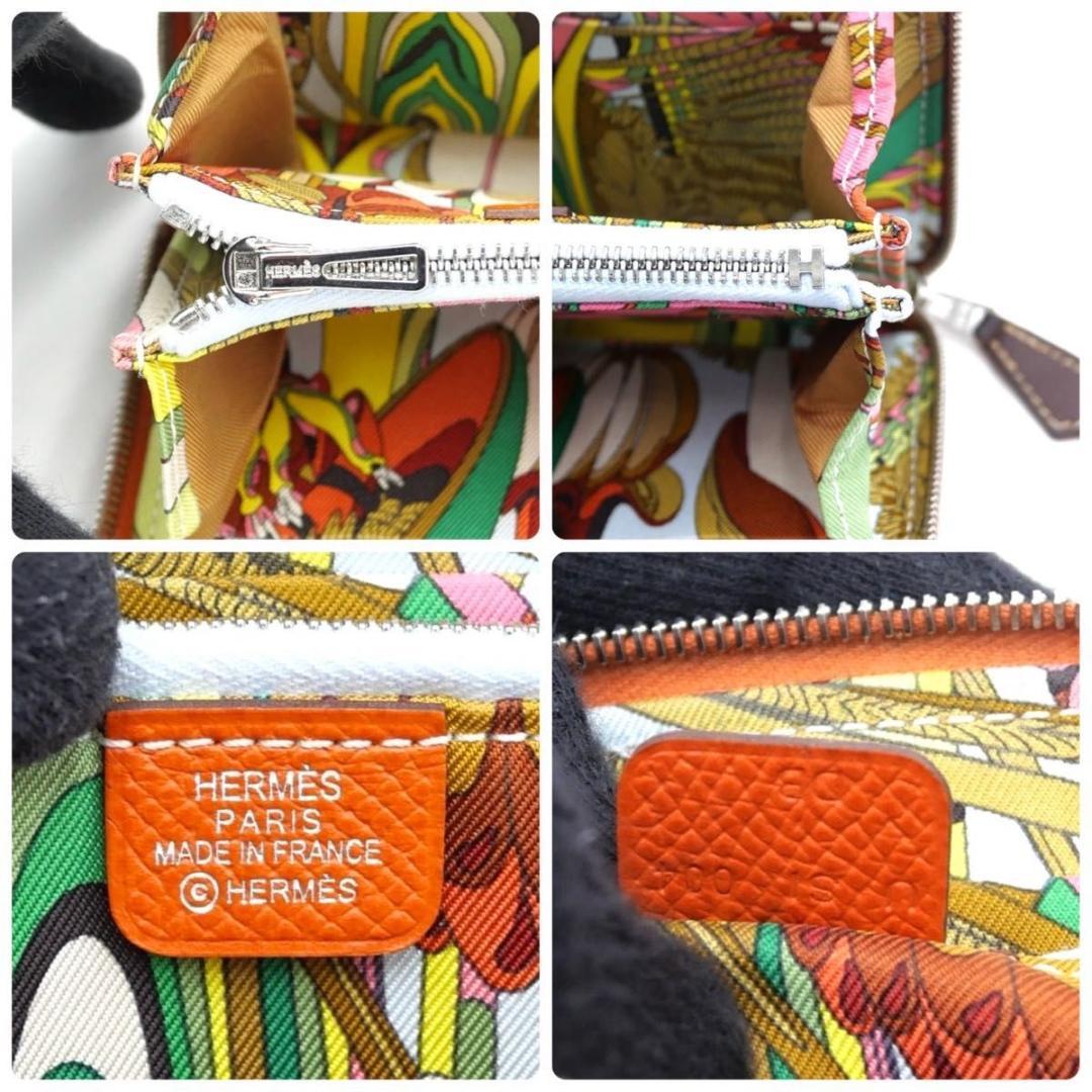 エルメス アザップ コンパクト オレンジ ケース ヴォーエプソン