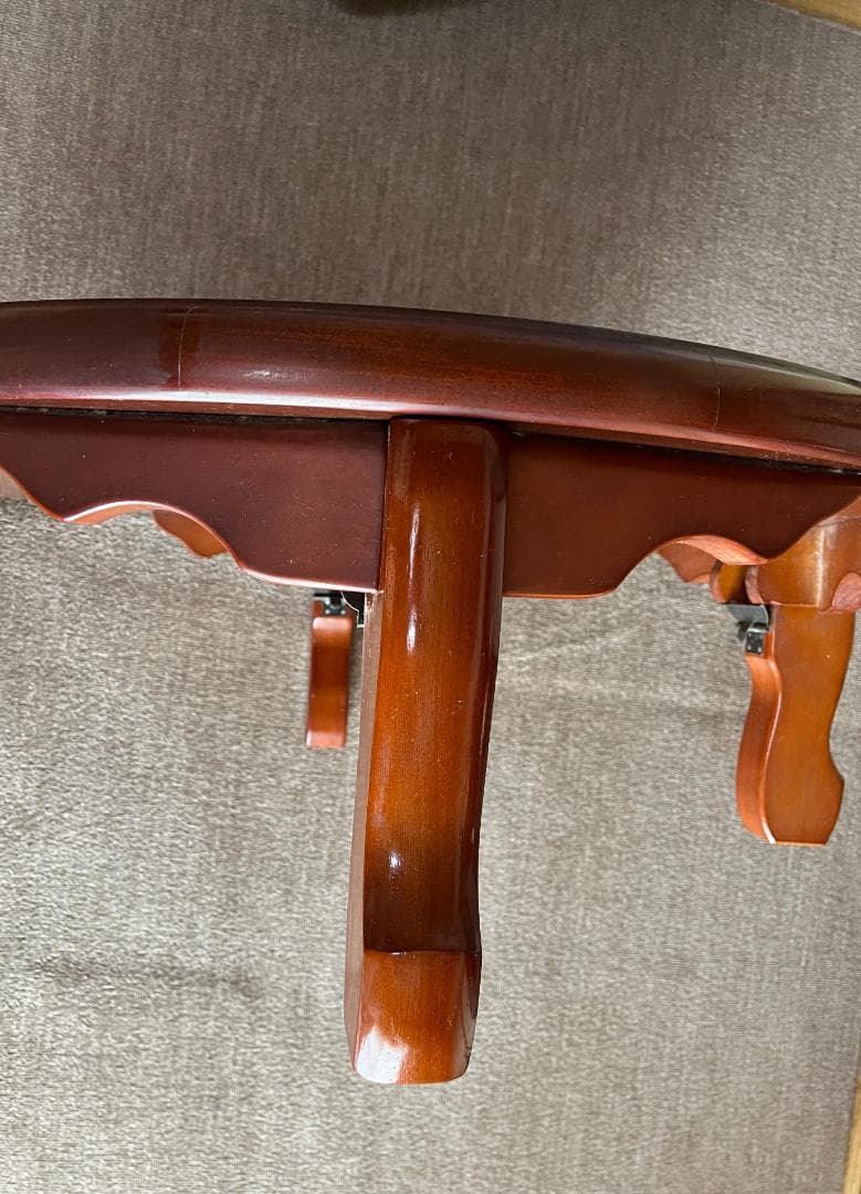 i*i様 90cm 木製ちゃぶ台 折りたたみ 円卓 丸テーブル 座卓 昭和レトロ