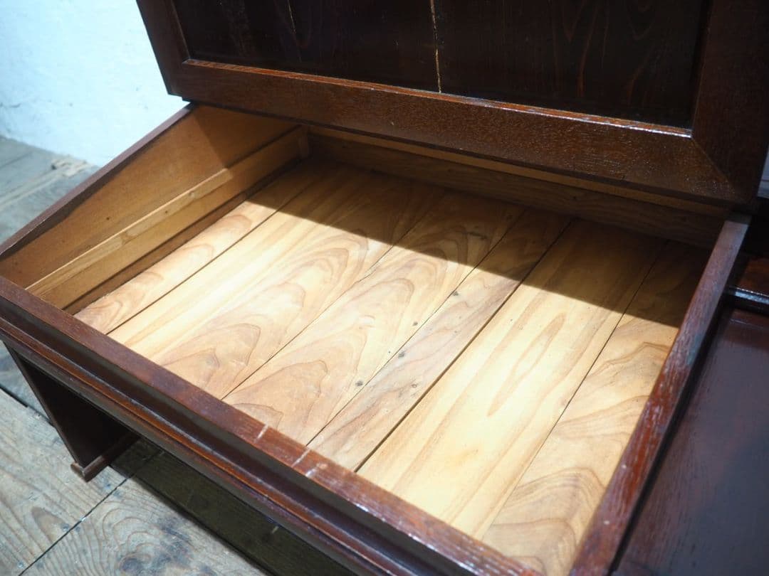 1283 アンティーク　帳場机　文机　ローテーブル　ライティングデスク　レトロ