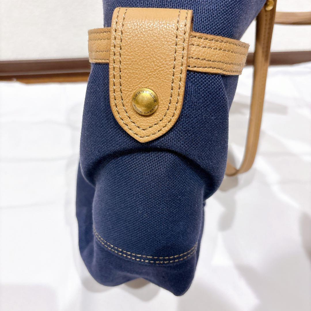 BURBERRY BLUE LABEL トートバッグ ネイビー キャンバス