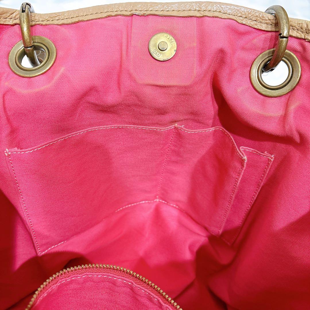 BURBERRY BLUE LABEL トートバッグ ネイビー キャンバス