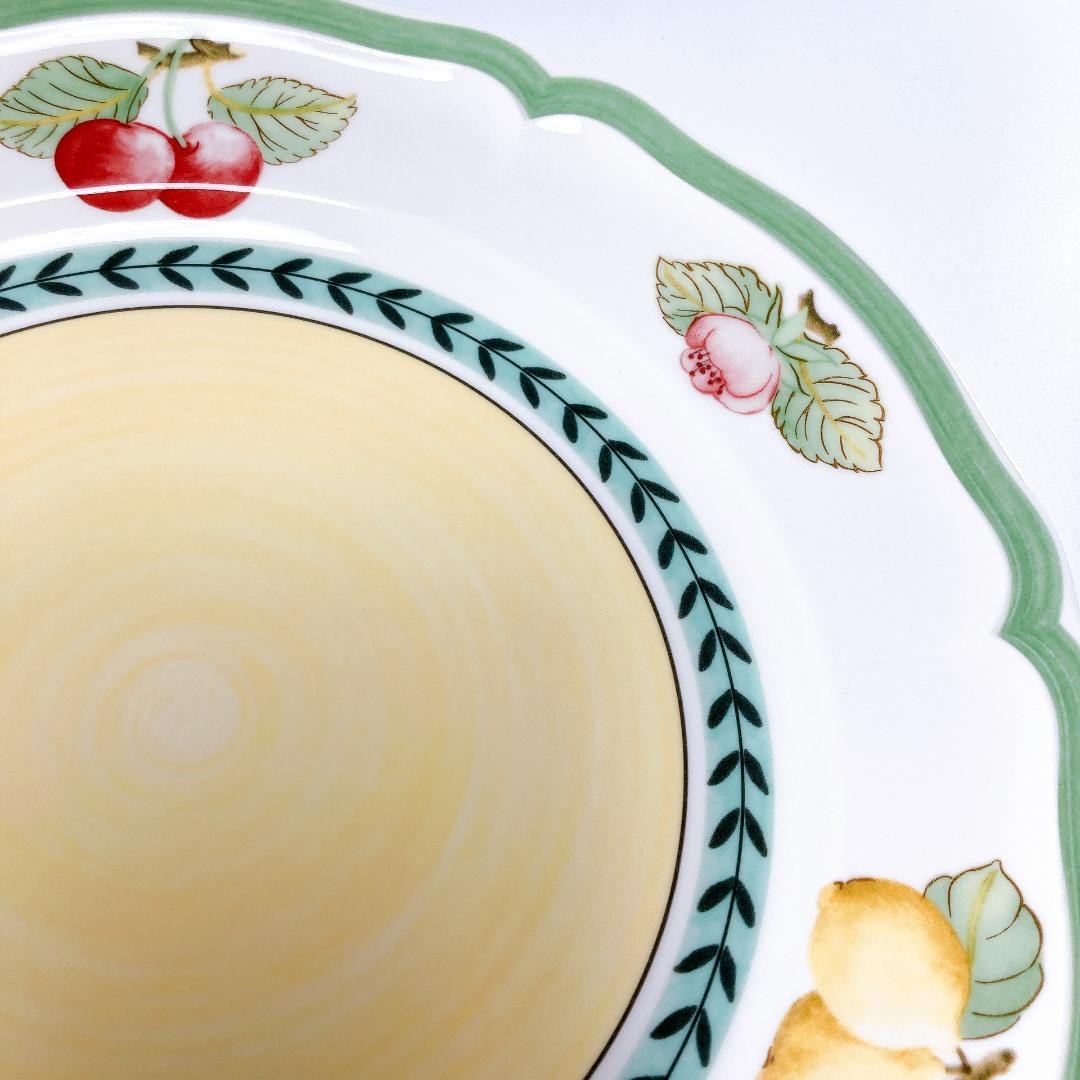 ビレロイ＆ボッホ フレンチガーデン 27㎝ プレート 2枚　|3822|