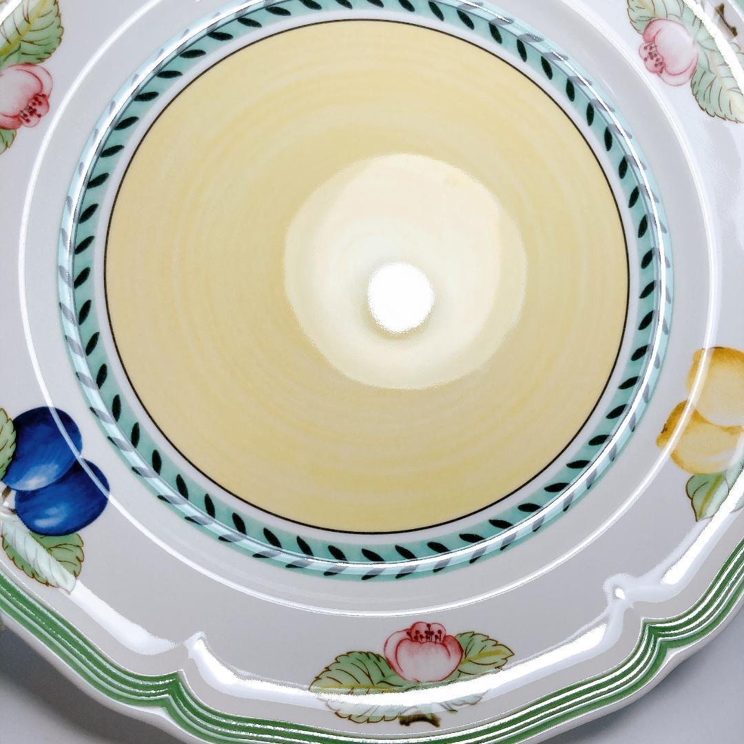 ビレロイ＆ボッホ フレンチガーデン 27㎝ プレート 2枚　|3822|