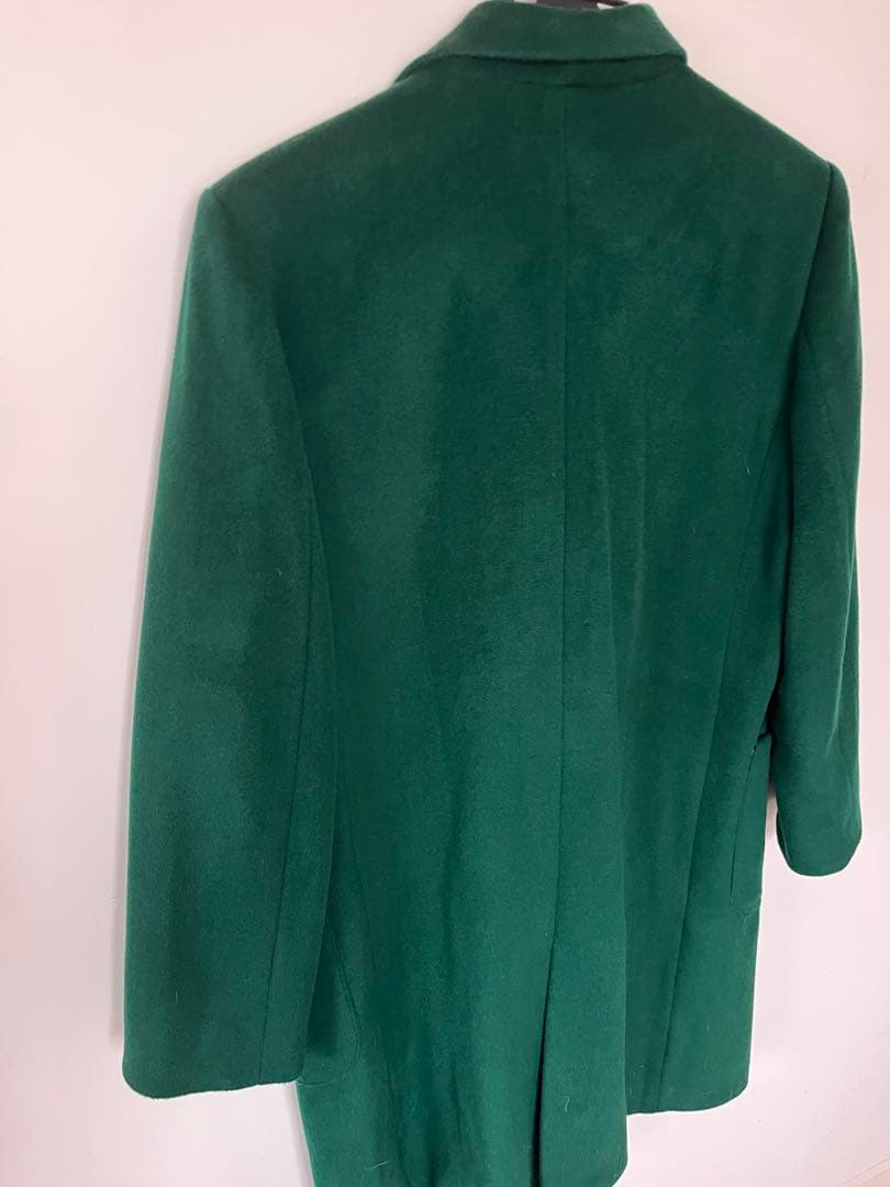 mannine マンナイン ウールコート　グリーン恐竜