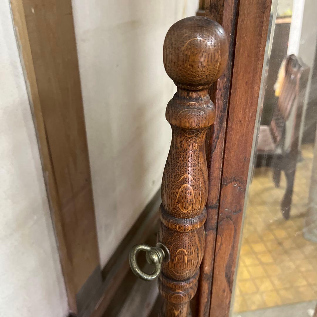 made in USA 木製 全身鏡 ヴィンテージ
