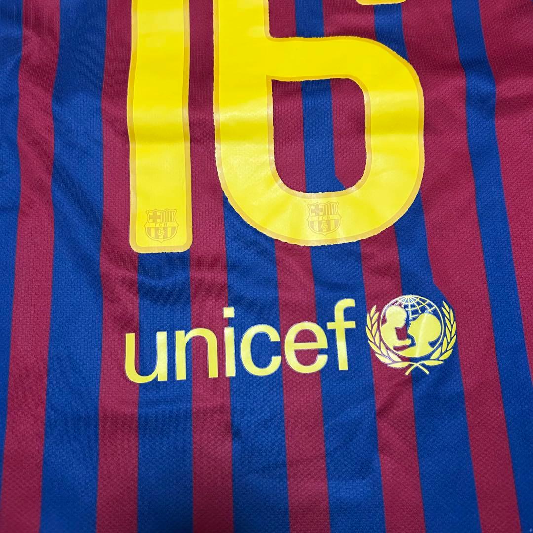NIKE 11-12 バルセロナ 長袖 ユニフォーム #16 セルヒオ ブスケツ