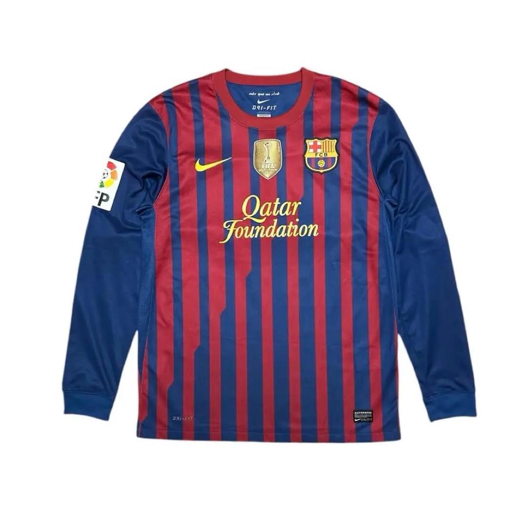 NIKE 11-12 バルセロナ 長袖 ユニフォーム #16 セルヒオ ブスケツ