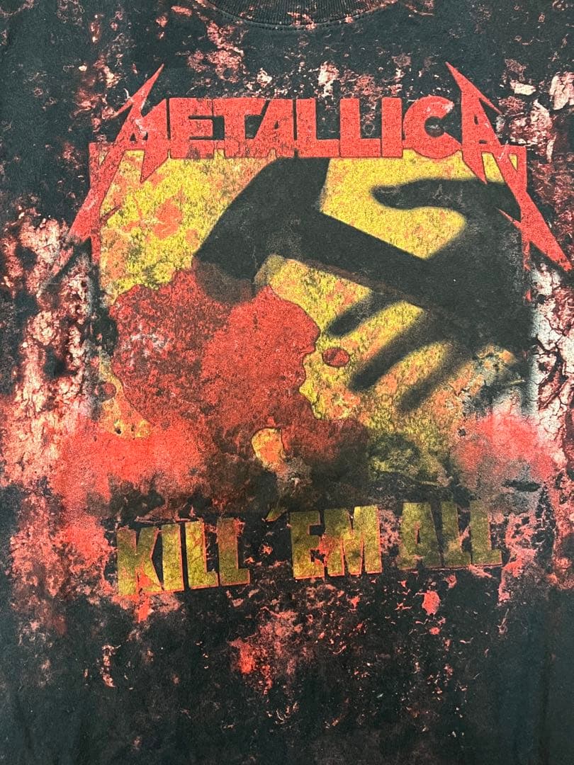 00s LLICA Hanes XL KILL'EM ALL 総柄