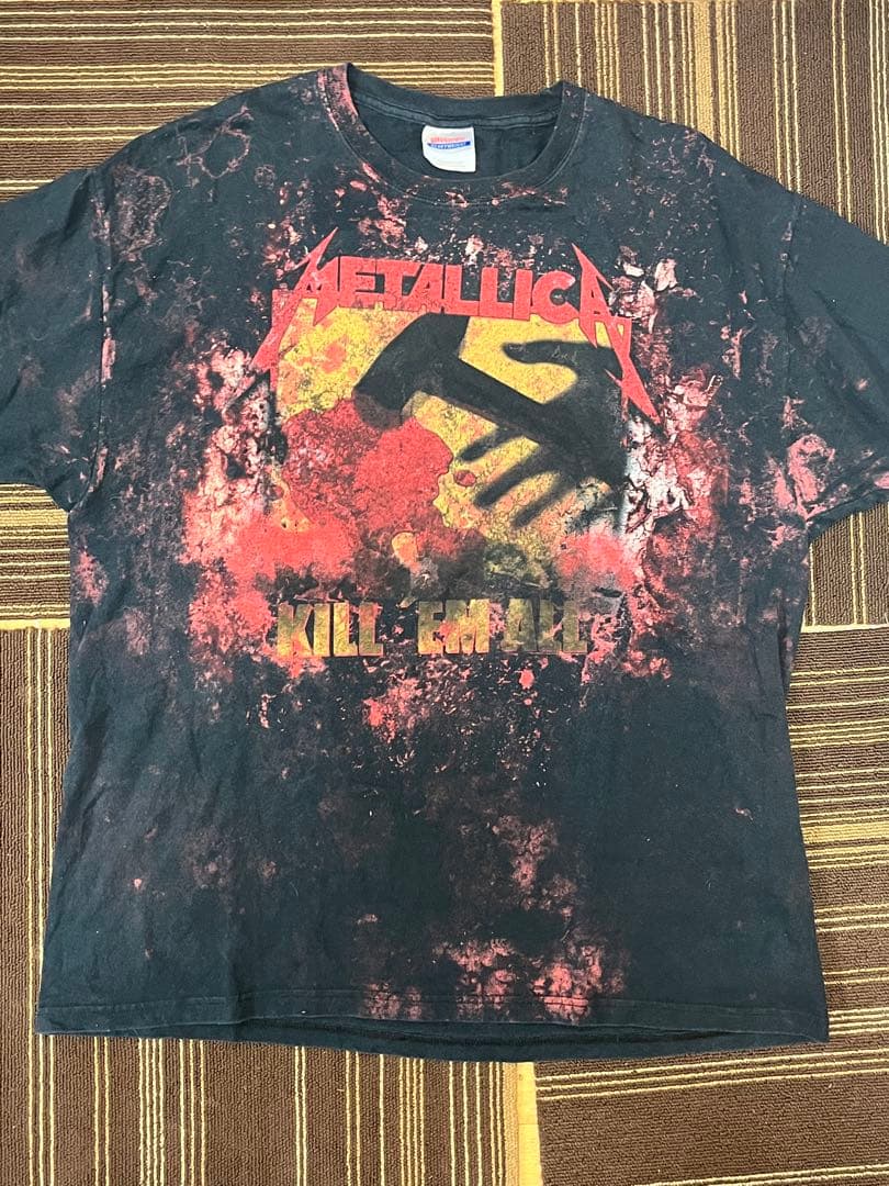 00s LLICA Hanes XL KILL'EM ALL 総柄